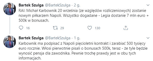 OFERTA NAPOLI ZA KARBOWNIKA! ''Mała'' kasa!